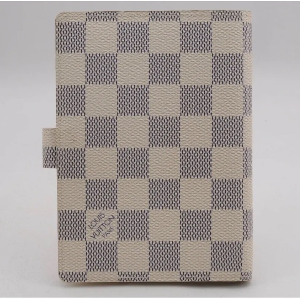 Authentic Louis Vuitton Damier Azur Agenda PM Day Planner Cover CA4028 - Picture 13 of 16